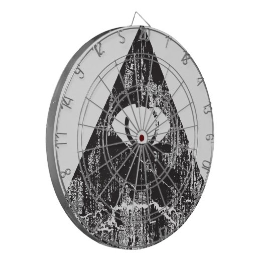 Alle Augen Dartscheibe (Vorderseite Links)