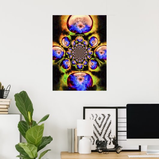 Alle Augen Poster (Heimbüro)