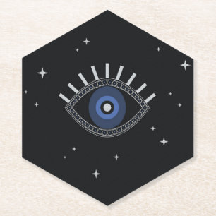 Alle Augen schützen vor dem bösen Augenmagensymbol Untersetzer