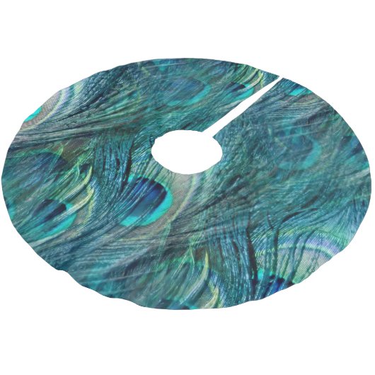 Alle Augen sind auf Ihnen Polyester Weihnachtsbaumdecke (Schrägansicht)