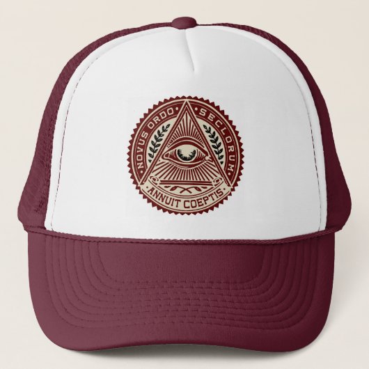 Alle Augen Truckerkappe (Vorderseite)