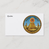 Alle Augen Visitenkarte - individuell anpassbar! (Rückseite)