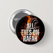 ALLE AUGEN ZU RAFAH - Rafah Gaza Palästina-Massake Button (Vorne & Hinten)