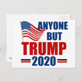Alle außer Donald Trump 2020 Postkarte (Vorne/Hinten)
