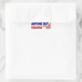 Alle außer Obama 2012 Runder Aufkleber (Tasche)