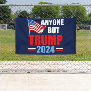Alle außer Trump 2024 Funny Political Blue Banner