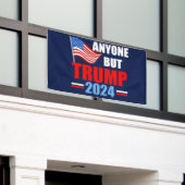 Alle außer Trump 2024 Funny Political Blue Banner (Äußeres Gebäude)