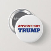 Alle außer Trump America Election Button (Vorne & Hinten)