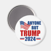 Alle außer Trump Funny 2024 Wahl Magnet (Vorderseite/Rückseite)