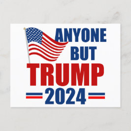 Alle außer Trump Funny 2024 Wahl Postkarte