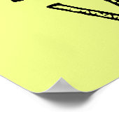 ALLE AUSSERIRDISCHEN BEGRÜSSEN Niedliche fröhliche Poster (Ecke)