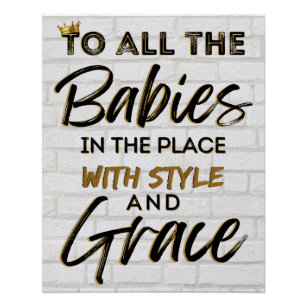 Alle Babys im Place w/ Style & Grace Party Poster