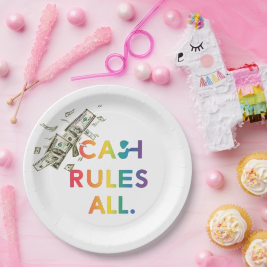 Alle Bargeldvorschriften Pappteller (Party)