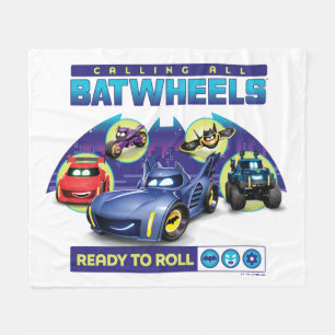 Alle Batwheels™ - Bereit zum Rollen Fleecedecke