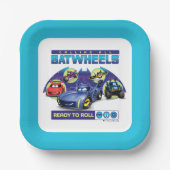 Alle Batwheels™ - Bereit zum Rollen Pappteller (Vorderseite)