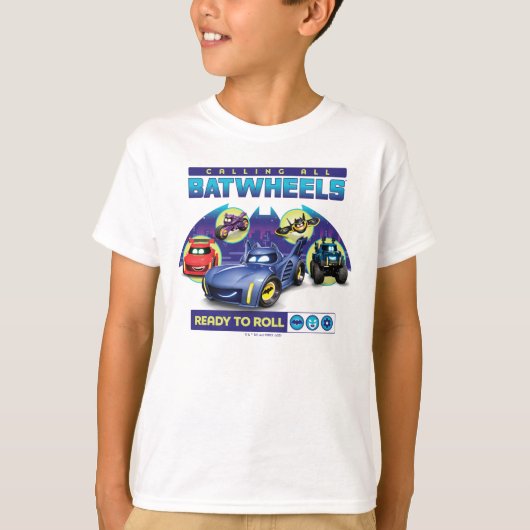 Alle Batwheels™ - Bereit zum Rollen T-Shirt (Vorderseite)