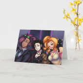 Alle bedruckt karte (Gelbe Blume)