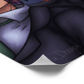 Alle bedruckt poster (Ecke)