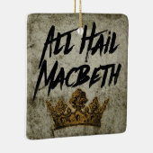 Alle begrüßen Macbeth Keramikornament (Rechts)