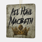 Alle begrüßen Macbeth Keramikornament (Links)