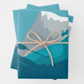 Alle Bergskigebiete Geschenkpapier Set (Beispiel)