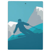 Alle Bergskigebiete Klemmbrett (Rückseite)