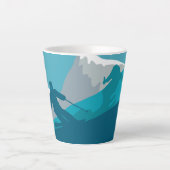 Alle Bergskigebiete Milchtasse (Vorderseite)