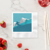 Alle Bergskigebiete Serviette (Beispiel)