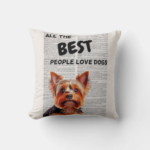Alle besten Leute Liebe Hunde Kissen