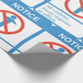 Alle Besucher aufmerksam machen Geschenkpapier