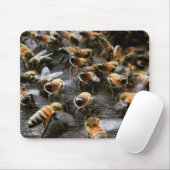 Alle Bienen aufrufen Mousepad (Mit Mouse)