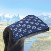 Alle Bilder oder Firmenlogo bearbeitet Dunkelblau Golf Headcover