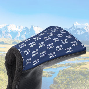 Alle Bilder oder Firmenlogo bearbeitet Dunkelblau Golf Headcover