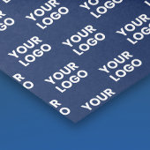 Alle Bilder oder Firmenlogo bearbeitet Dunkelblau Seidenpapier