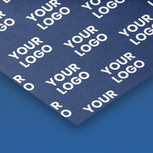 Alle Bilder oder Firmenlogo bearbeitet Dunkelblau Seidenpapier