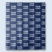 Alle Bilder oder Firmenlogo bearbeitet Dunkelblau Wandteppich