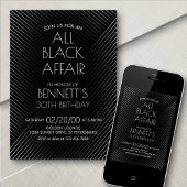 Alle Black Affäre Geburtstag Einladung