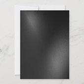 Alle Black Affäre Geburtstagspartei Einladung (Rückseite)