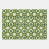 Alle blauen nahtlosen ethnischen Muster Set 3 Geschenkpapier Set (Vorderseite)