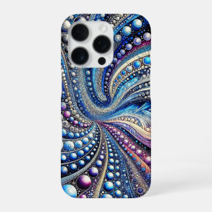 Alle blauen und violetten Punkte iPhone 16 Pro Hülle