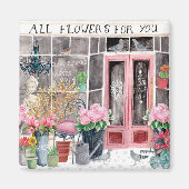 Alle Blume für Sie | Magnet (Vorne)