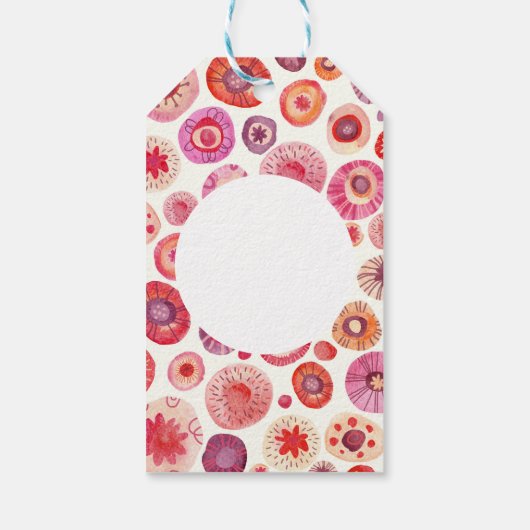 Alle Blume Geschenkanhänger (Rückseite)
