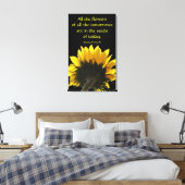 Alle Blume Sonnenblumen Leinwand (Insitu (Schlafzimmer))