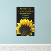 Alle Blume Sonnenblumen Leinwand (Insitu (Holzboden))