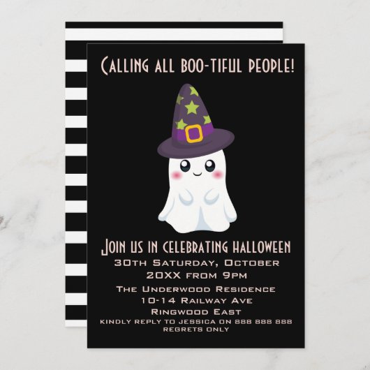 ALLE BOOTIFUL MENSCHEN AUFRUFEN EINLADUNG (Vorne/Hinten)