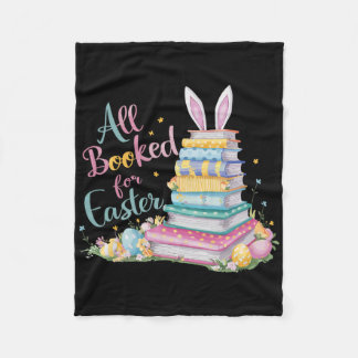 Alle Bücher für das Oster-Shirt Buchwurm Lesen Buc Fleecedecke