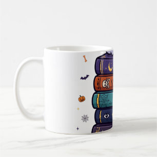 Alle Bücher für Halloween-Geister-Lesebücher Kunst Kaffeetasse