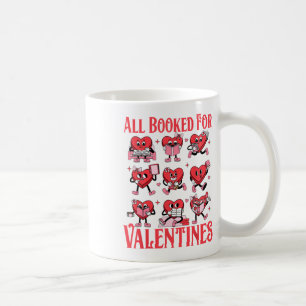 Alle Bücher für Valentins Herz Buchwurm Tee Kaffeetasse