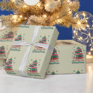 Alle Bücher für Weihnachten Bibliothekar Bücherlie Geschenkpapier