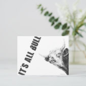 ALLE BULL POSTKARTE (Stehend Vorderseite)